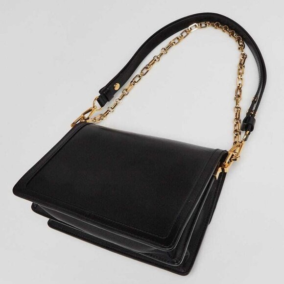 Louis Vuitton Black Leather Dauphine MM Bag - Picture 2 of 9